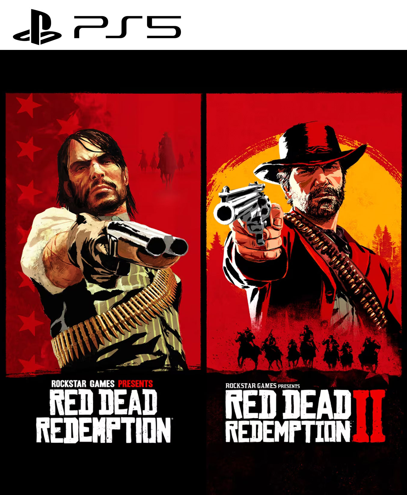 Carátula de Red Dead Redemption (PS4 & PS5) & Red Dead Redemption 2 (PS4) Bundle para PS4 y PS5