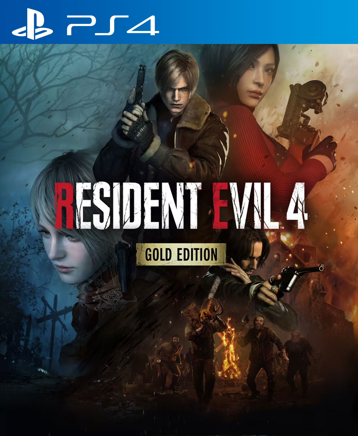 Carátula de Resident Evil 4 Remake para PS4 y PS5